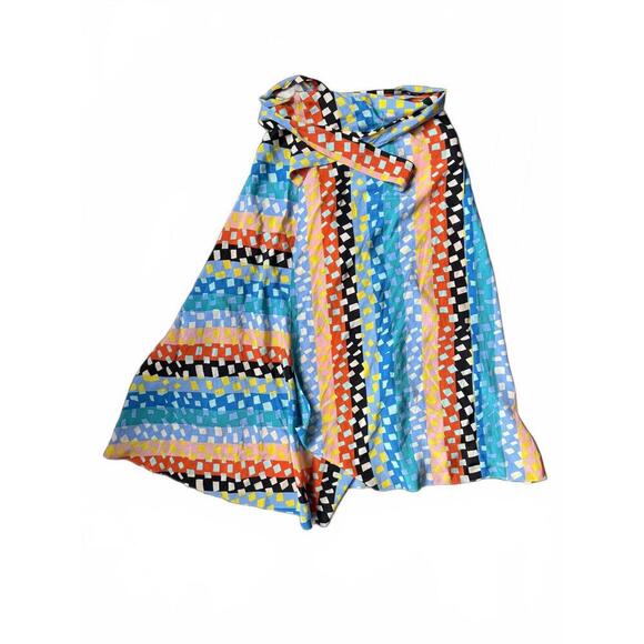 Diane Von Furstenberg Dresses & Skirts - New Diane von Furstenberg Colorful Striped Silk Dress, Size Small